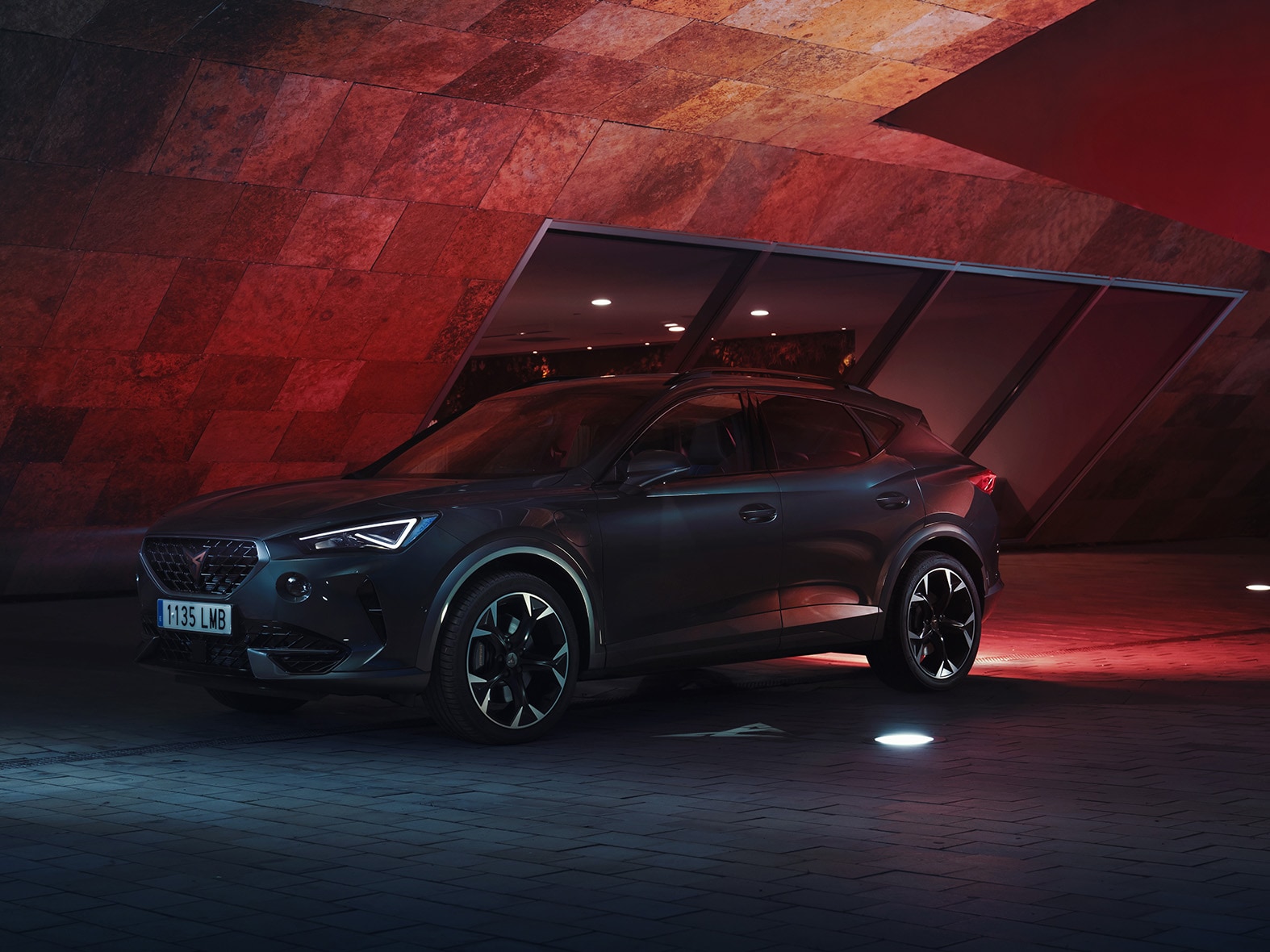 new cupra formentor compact suv with full led lights