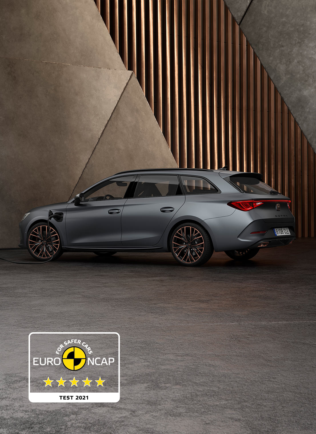 CUPRA Leon 5-stjernet rating euro ncap