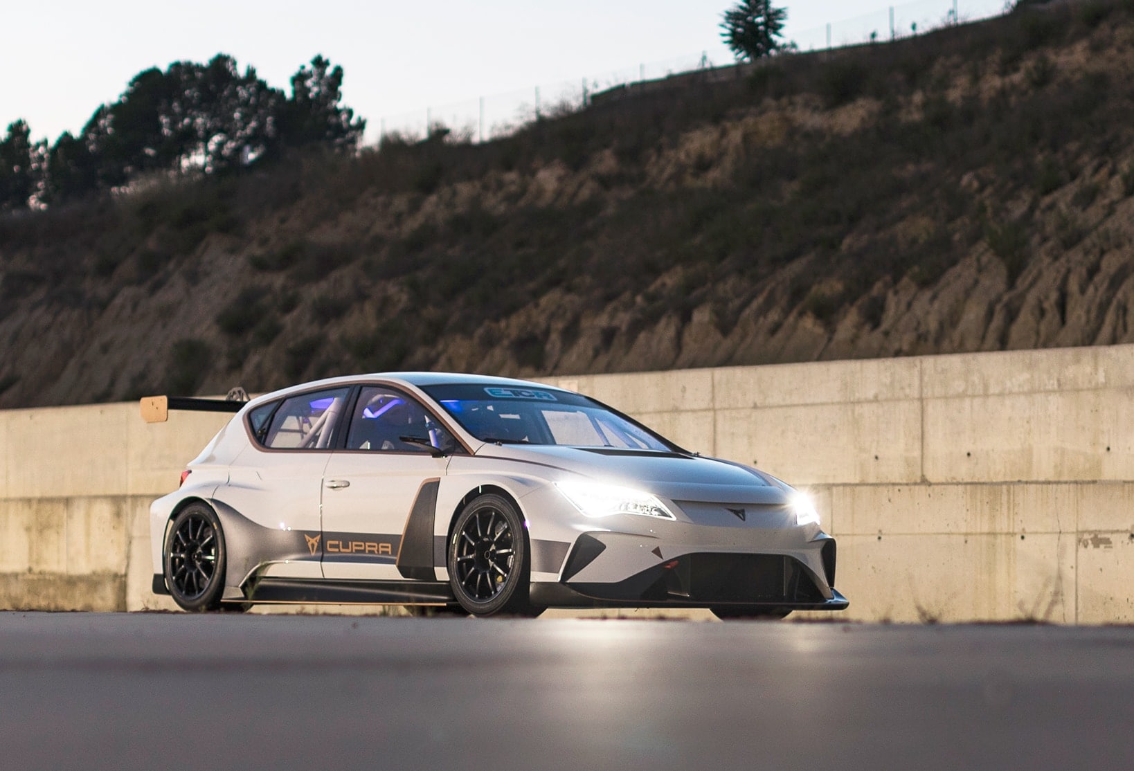  CUPRA TCR at the speedway